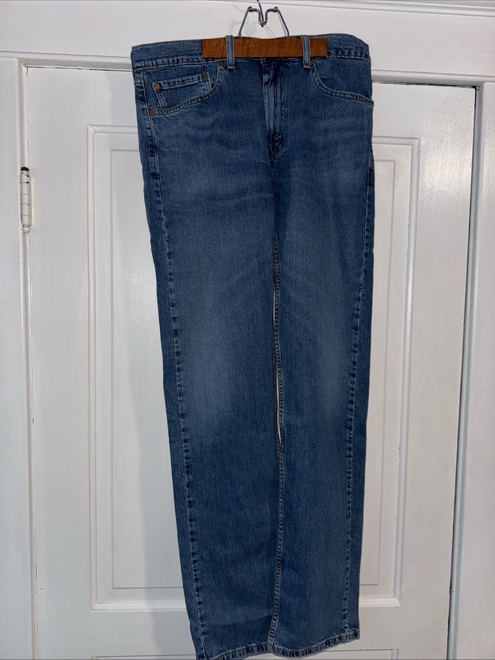 Levi's Men's 505 Blue Straight-Leg Jeans